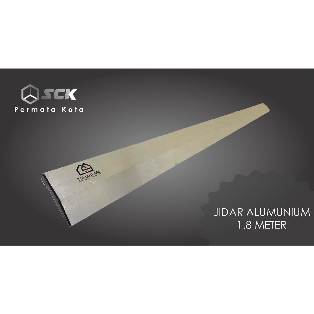 Jidar Aluminium 1.8 Meter - Alat Plesteran Adukan Semen – Alat Tukang Bangunan Jidar 1.8 meter