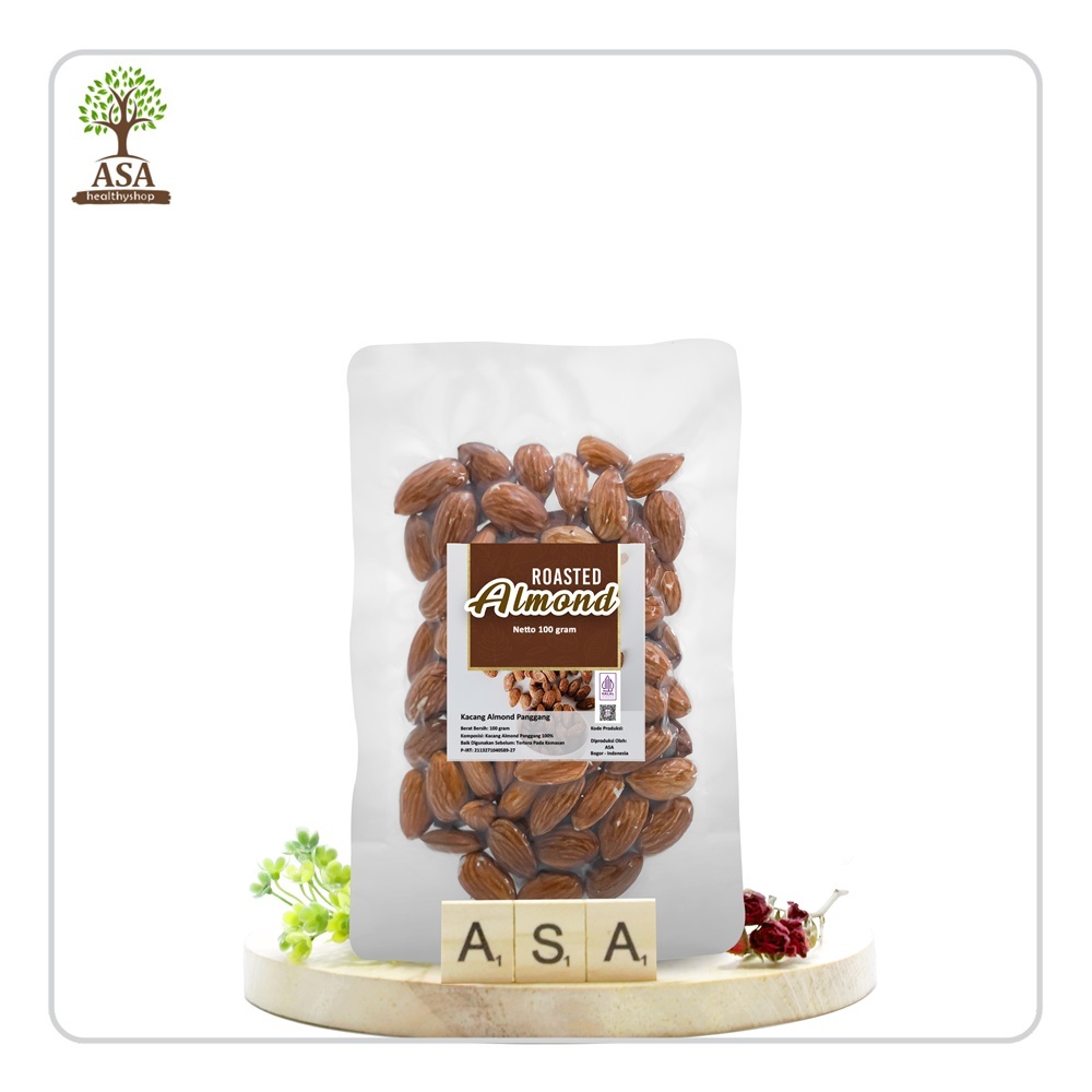 

Roasted Almond / Kacang Almond Panggang 100gr
