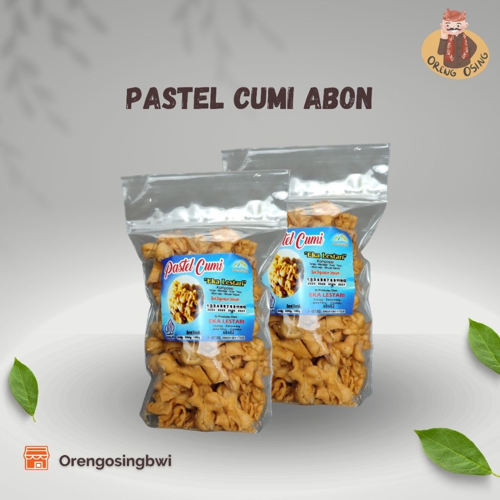 

ORENG OSING | Pastel Cumi Abon 250gram