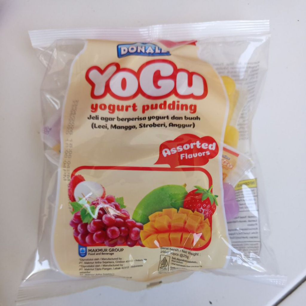 

YOGU YOGURT PUDDING 250G ISI 10PCS