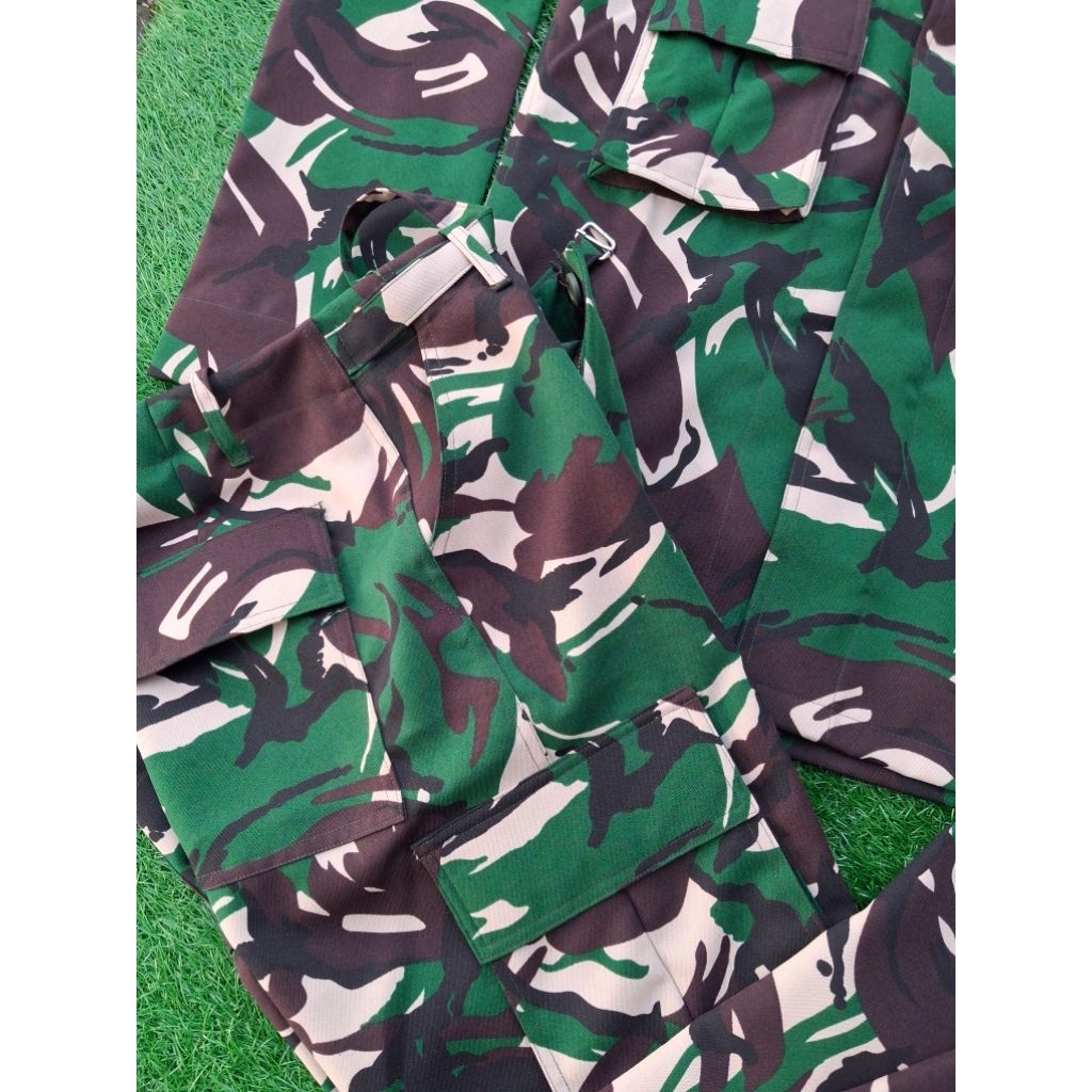 Baju pdl velbed tni| baju pdl velbed gelap