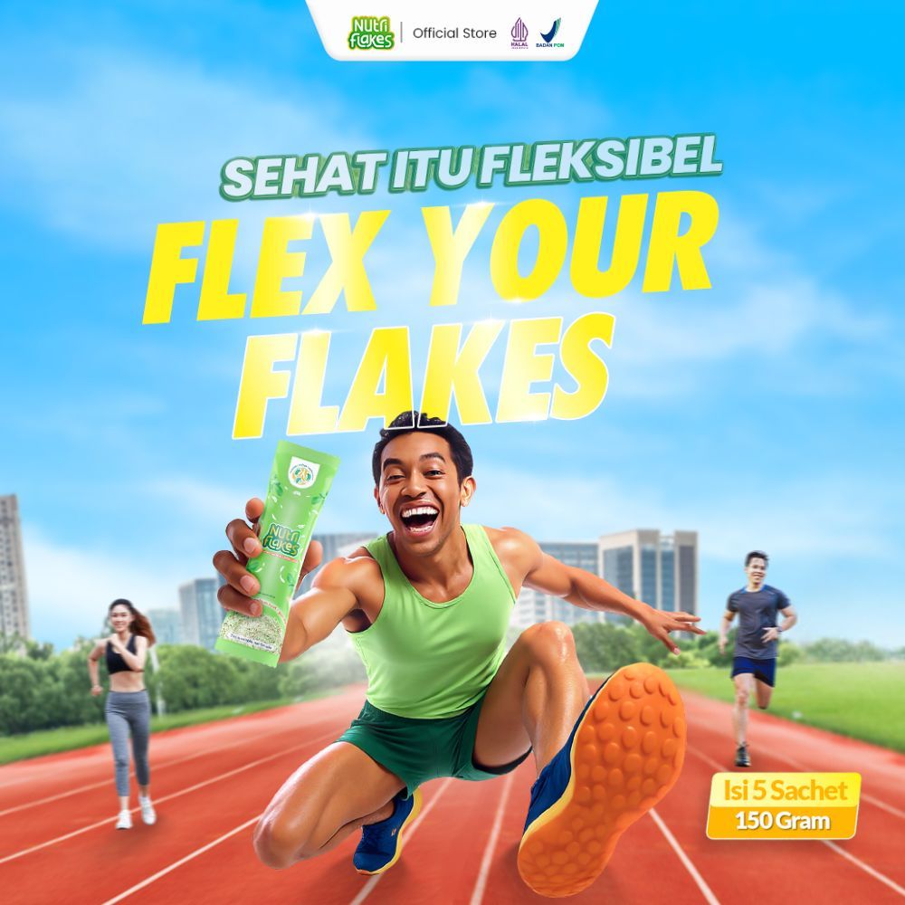 

Techaddict Store Nutriflakes Kemasan Sachet Sereal Asam Lambung Umbi Garut 150 Gram