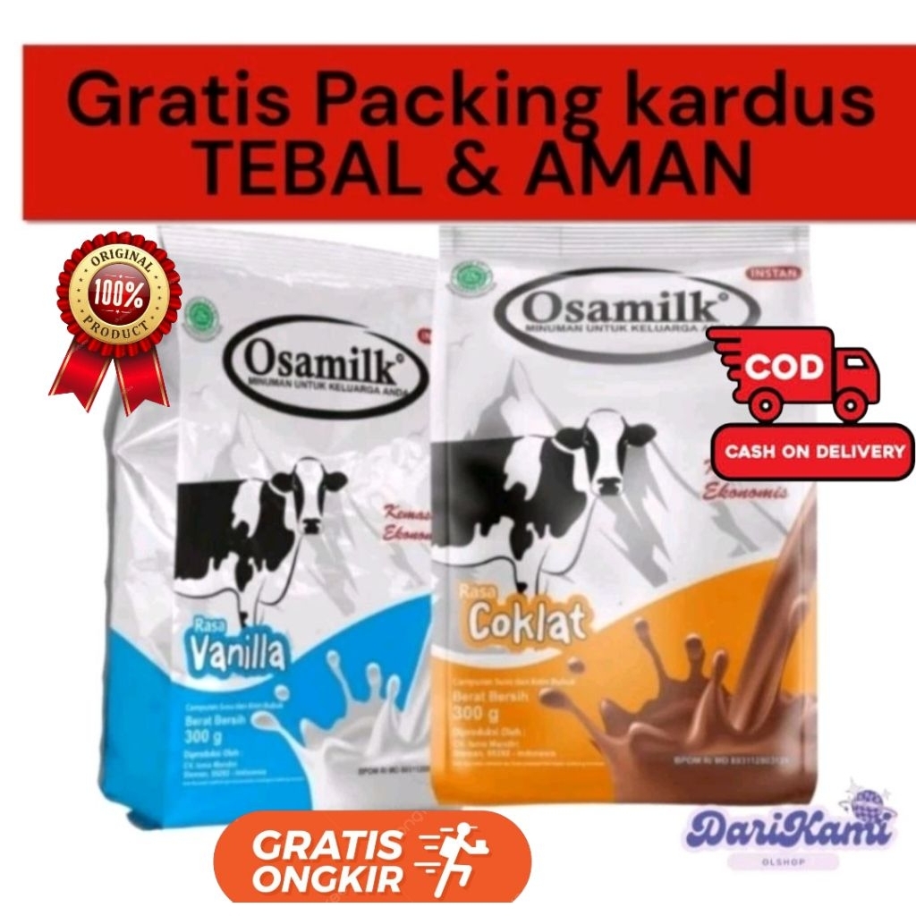 

SUSU OSAMILK 300 gram – SUSU PENGGEMUK BADAN – OSAMILK – SUSU GEMUK OSAMILK – SUSU GEMUK – SUSU KESEHATAN