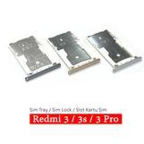 Sim Tray Slot Sim Card Tempat Kartu Sim Redmi 3 / 3s / 3 Pro - Abu-abu