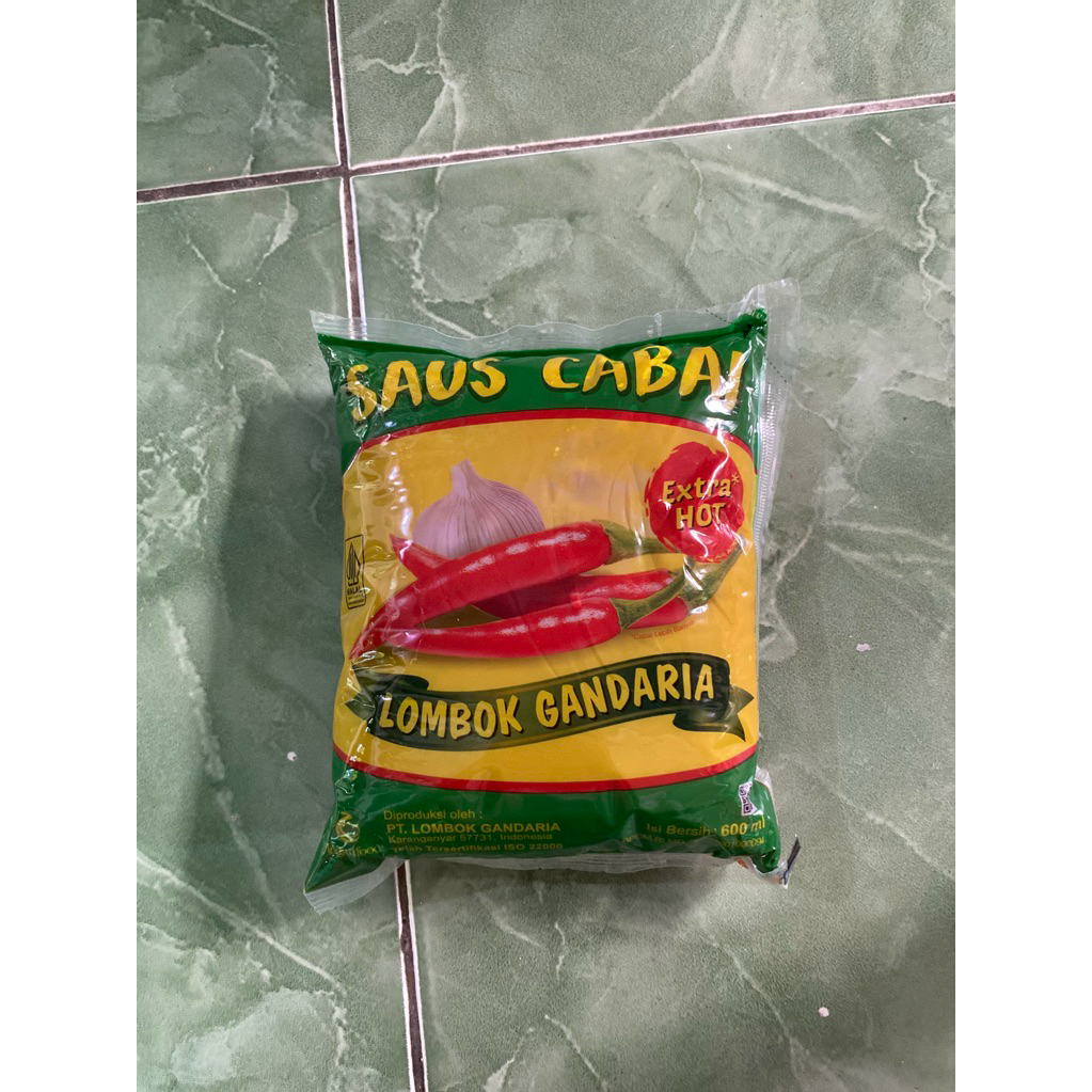 

Lombok Gandaria Saos Cabai Refill 600ml
