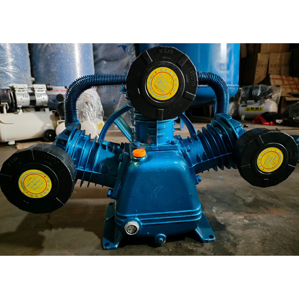 KEPALA KOMPRESOR 10 HP 7.5 KW 8 BAR 3 PISTON