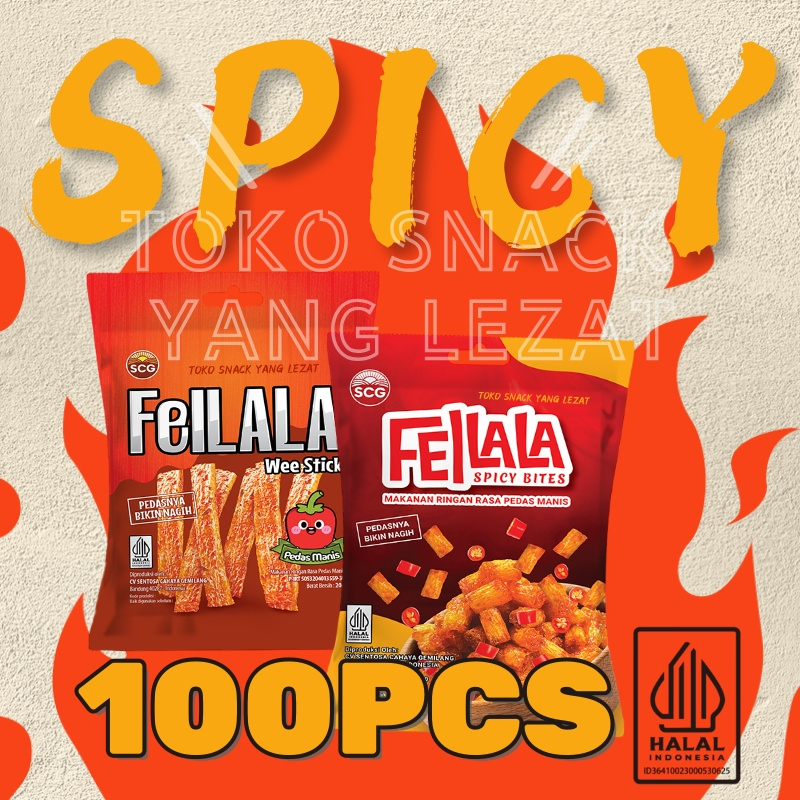 

【Halal】Snack Rasa Pedas Manis Gluten Stik Cemilan Snack Pedas Spicy Strips Vegetarian Stick Makanan Ringan Pedas Manis