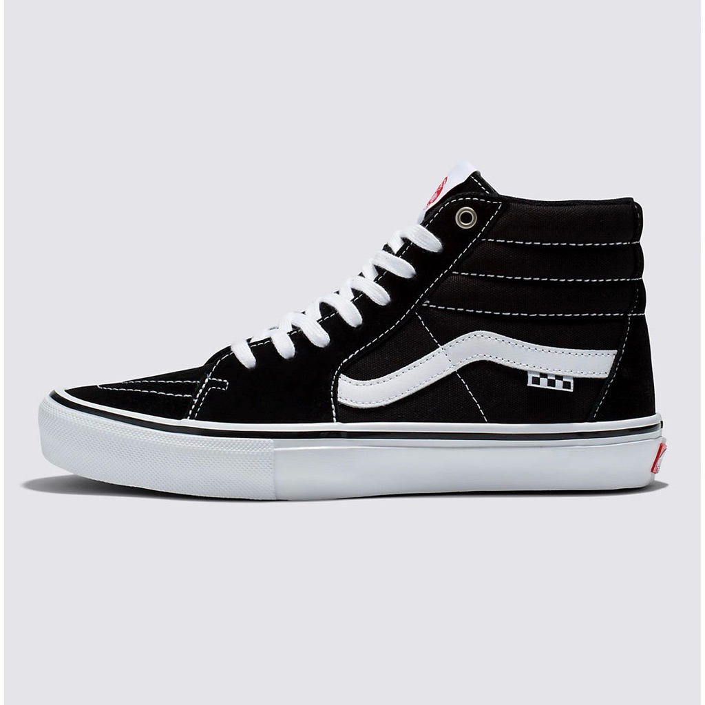 VNS SK8 HI SKATE BLACK WHITE