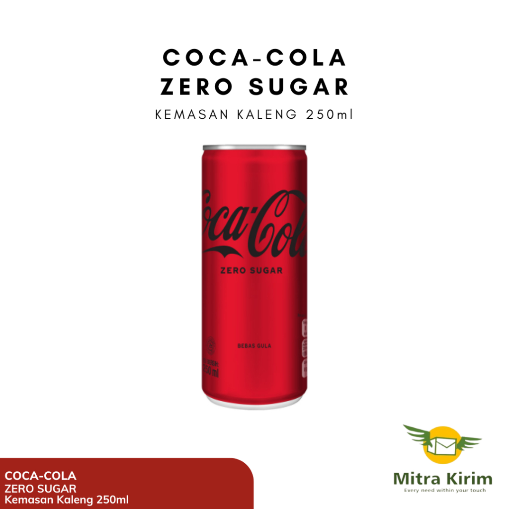 

Coca-Cola Zero Sugar 250ml x 24 Pcs - Per Karton