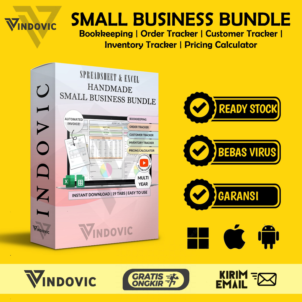 [T0072] Handmade Small Business Bundle | Pencatatan Keuangan UMKM