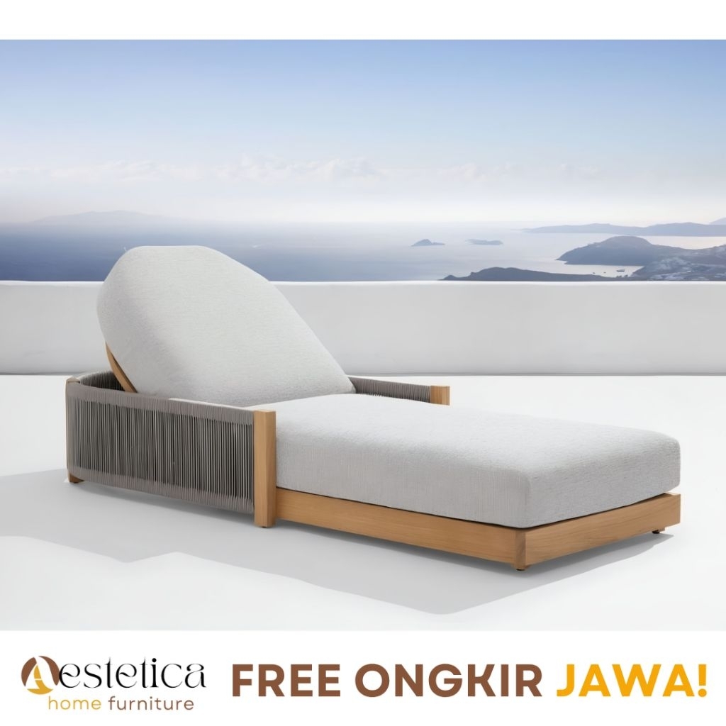 (FREE ONGKIR JAWA) MARINA SUNBED/ SUN LOUNGER / KURSI KOLAM By Aestetica Furniture Surabaya