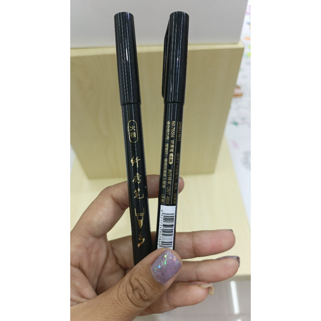

DELI Calligraphy Pen BLACK PULPEN PENA KALIGRAFI