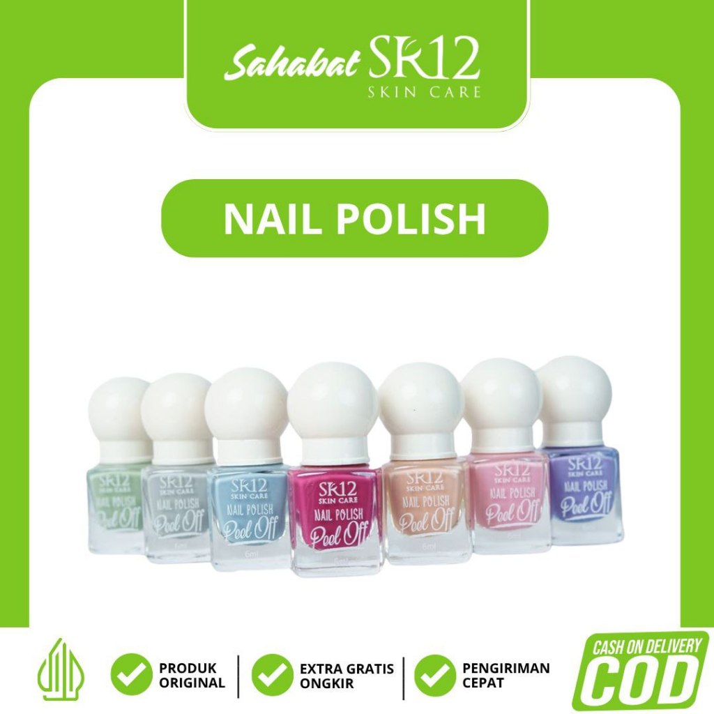 SR12 Nail Polish Peel Off – Kuteks Halal & Wudhu Friendly!