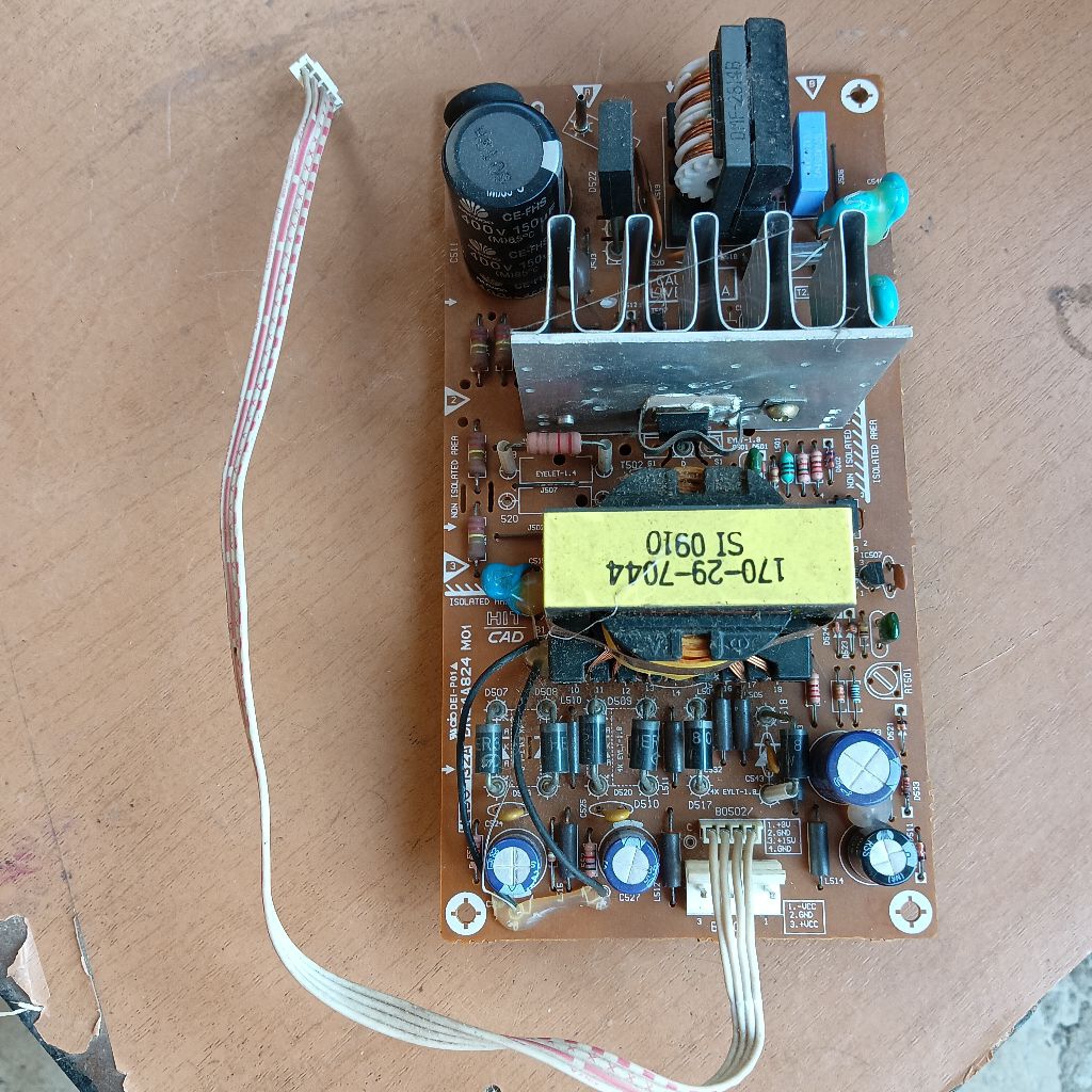 PSU power supplay CT 29V copotan compo polytron bekas normal