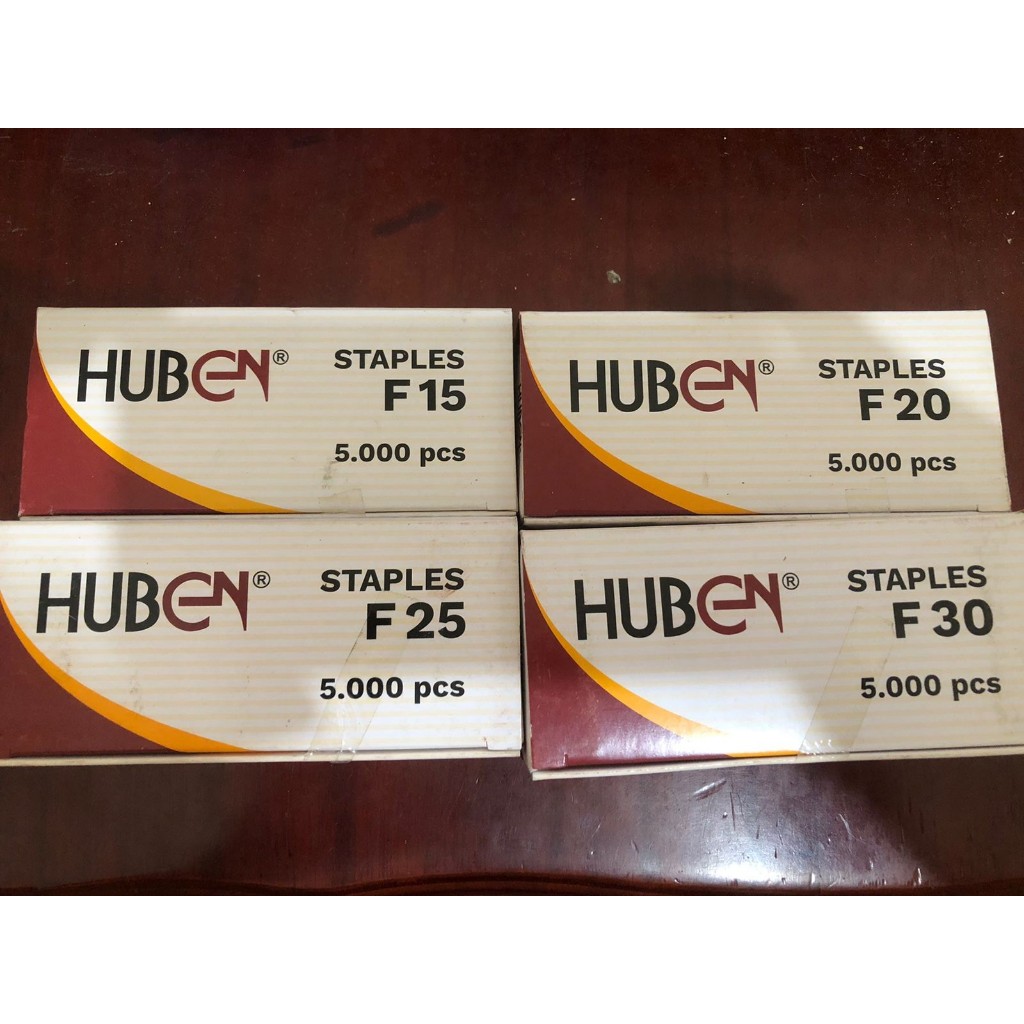 

HUBEN Isi Staples Mesin Tembak Angin F15 F20 F25 F30 Tajam Kuat