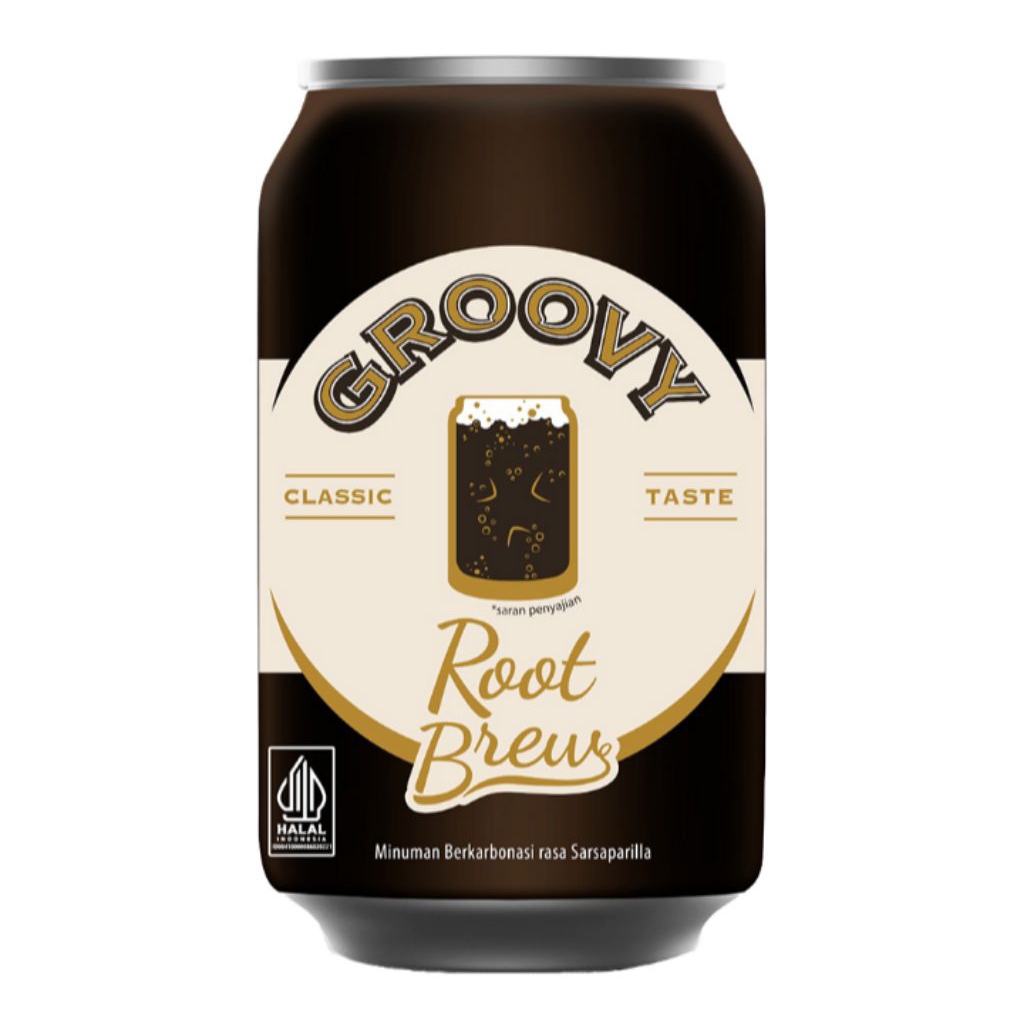 

Groovy Root Brew Minuman Karbonasi Sarsaparila 330 ml