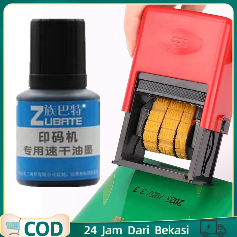 

46ml Tinta Stempel Cap Fast Print Tinta Stempel Permanen Hitam Tinta Plastik Permanen Stempel Tinta Plastik Permanen