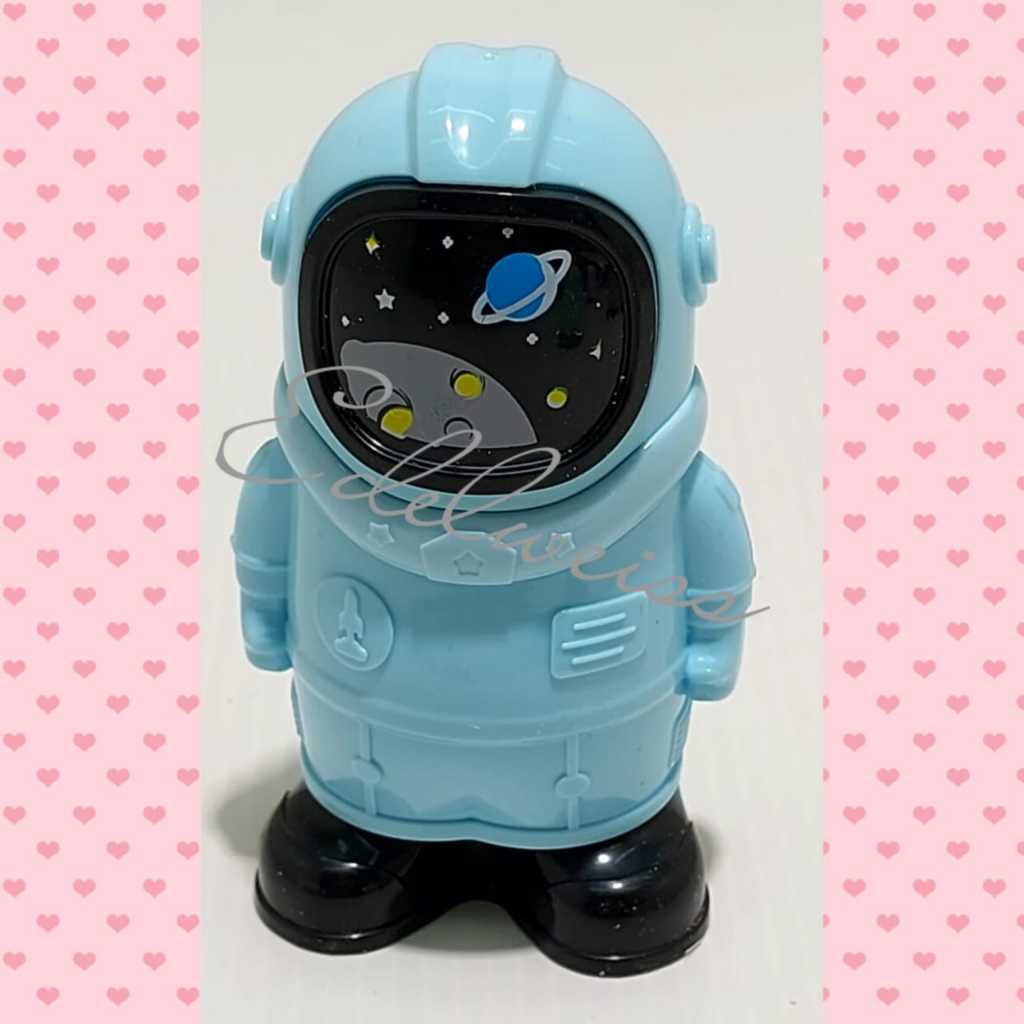 

Rautan + Penghapus Pensil Anak 2 in 1 Karakter Astronout ZD0088 / Serutan Eraser Sharpener 3D Kartun Busa Lucu Cute.