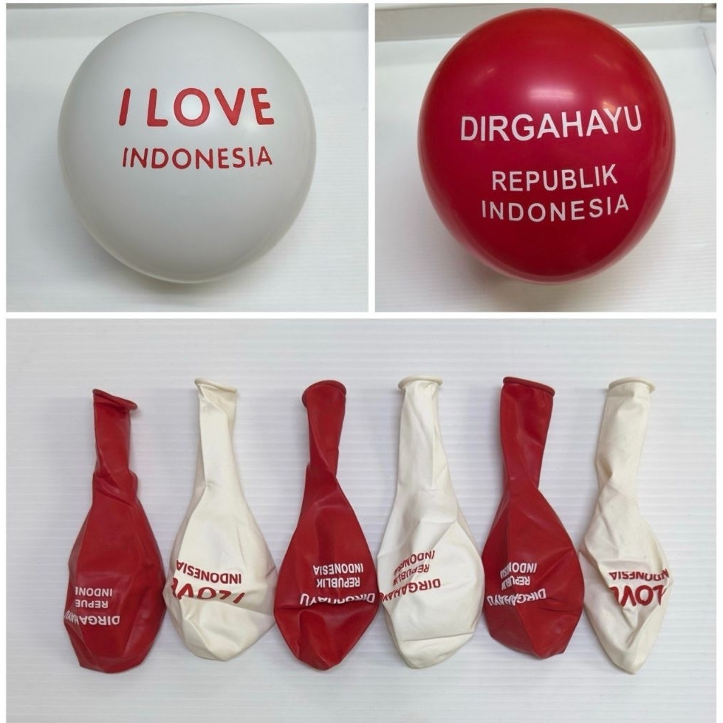 balon dirgahayu merah putih