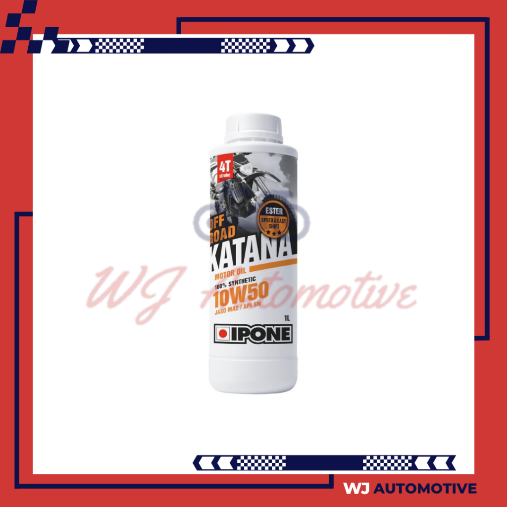Ipone Katana Off Road 10W50 1 Liter Oli Mesin Motor 4 Tak CRF KLX DTracker Ipone Katana OffRoad 10W 