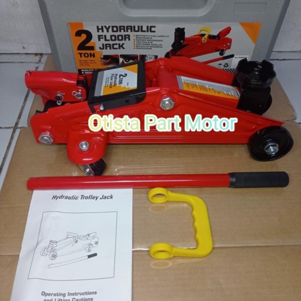 DONGKRAK BUAYA MINI 2 TON FLOOR JACK 2 TON HYDROLIC JACK MOBIL MINI