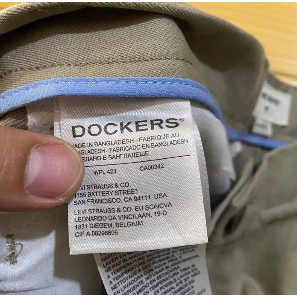 Celana Cotton Dockers Original Cream Color - size 31