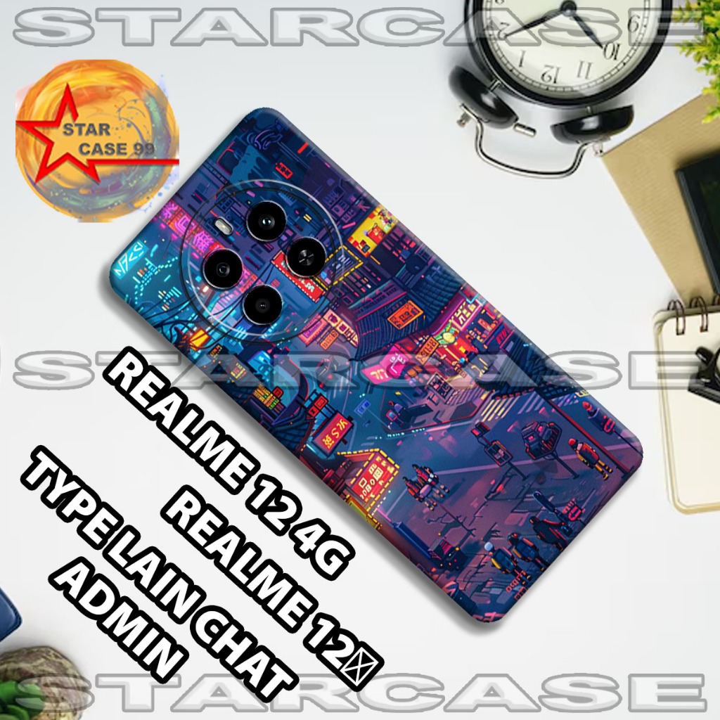 Softcase karet realme 12 4g | realme 12+/S48/Motif /case realme 12 4g | realme 12+/casing Realme 12 