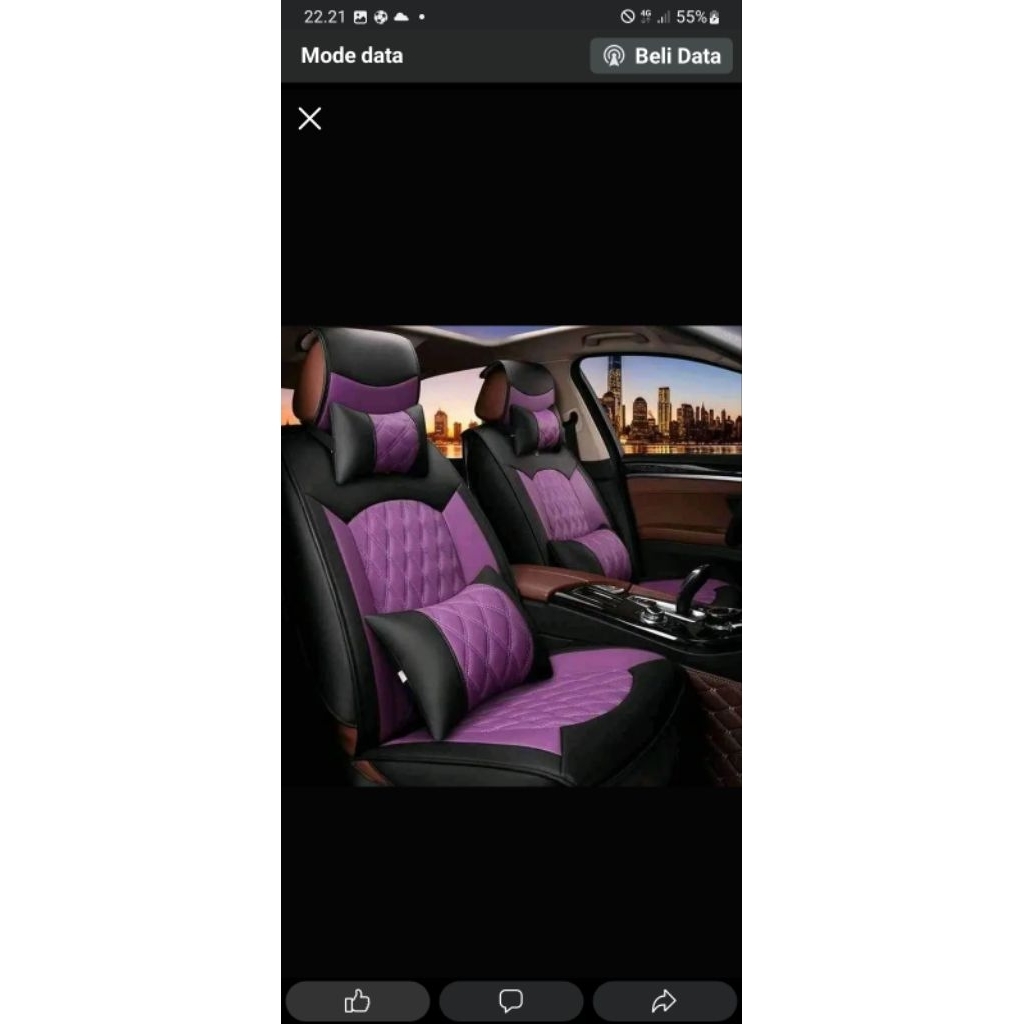 sarung jok mobil jazz rs