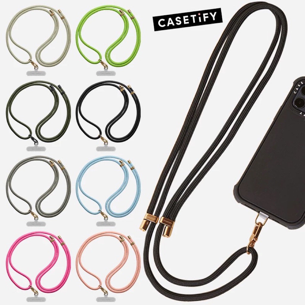 Casetify Lanyard Adjustable Panjang Tali Gantungan Phone String Handphone Phone Strap SEMUA TIPE HP 