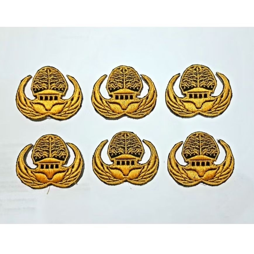 Bordiran Emblem Korpri PDL Jagat Saksana KPU Uk.5x3.5cm Harga 12pcs