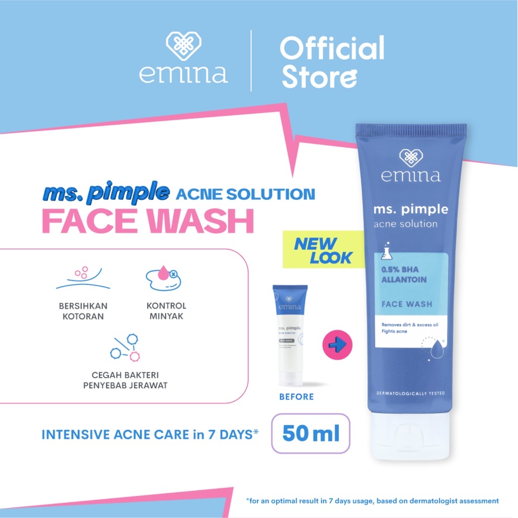 Emina Acne BIRU Face Wash 50ml