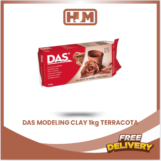 

DAS MODELING CLAY 1 KG WARNA COKLAT/PUTIH