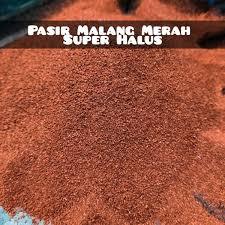 Pasir Malang merah no.0,5 no.1 1kg/pasir Aquascape/pasir aquarium 1kg