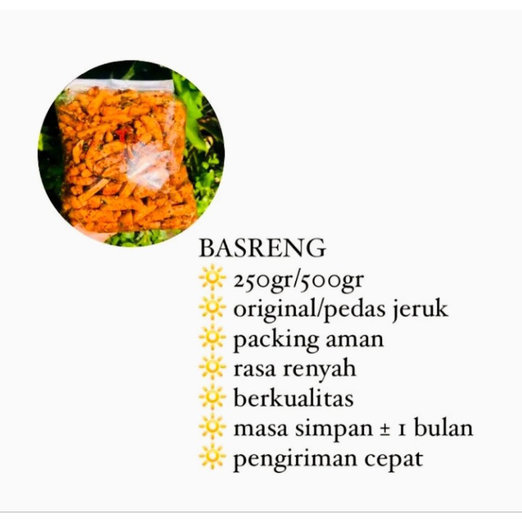 

500gram basreng viral daun jeruk