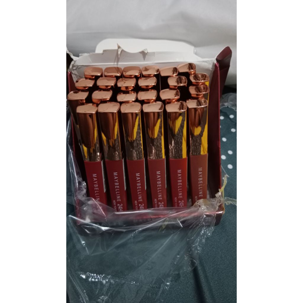 PROMO 105.000 DAPAT 3 Pcs LIPSTIK MAYBELLINE NEWYORK 24H WARNA RANDOM//Velvet lipgloss