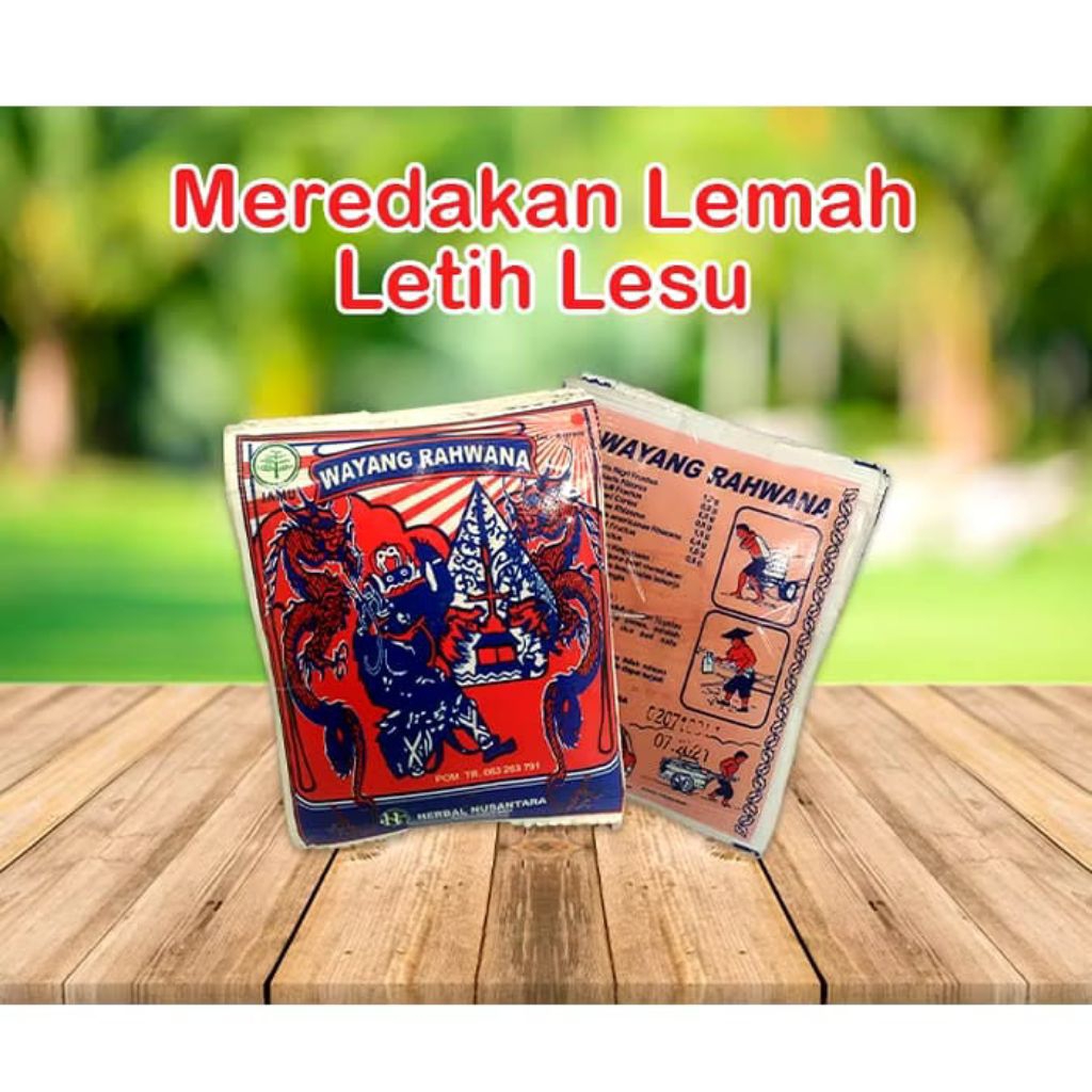 

jamu wayang cap rahwana encok pegal linu letih lesu harga 1 sachet