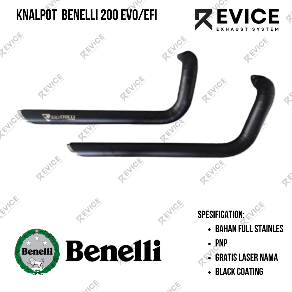 Knalpot keeway benda v252c - knalpot keeway v252c freeflow black