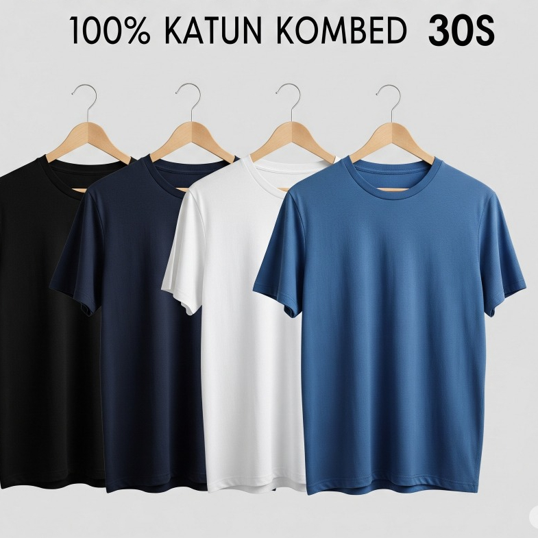 Kaos Polos Oversize Earth Tone Series | Warna Sage, Khaki, Cream | Combed 30s