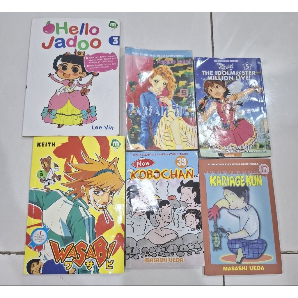Komik Cabutan Bekas hello jadoo kobochan wasabi idol master