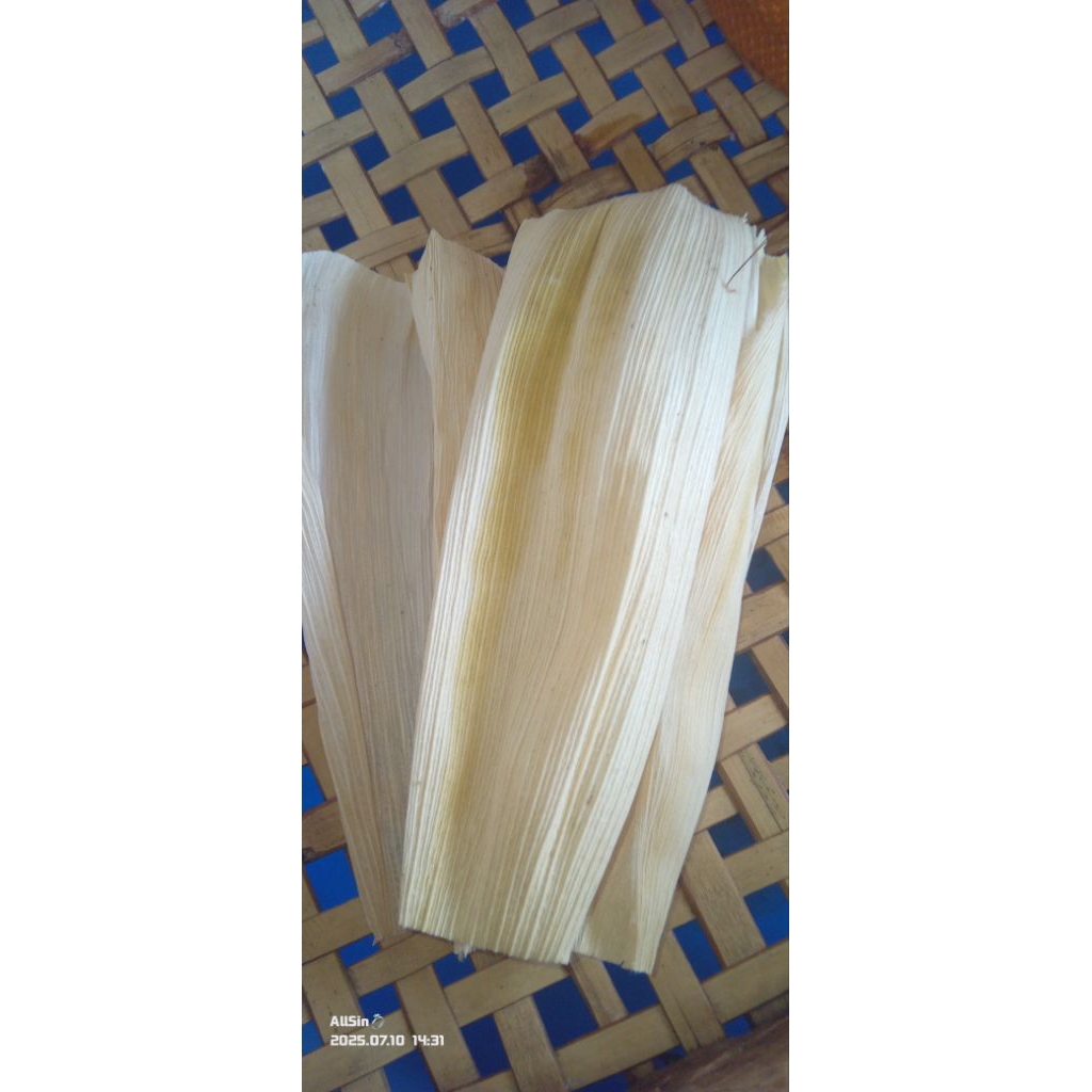 

klobot jagung/kulit jagung kering natural isi 25lembar