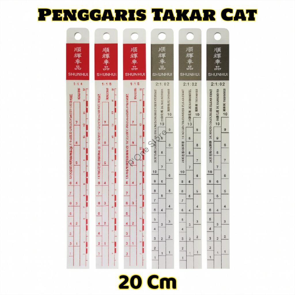 

Penggaris Takar Cat Ukuran 20 Cm