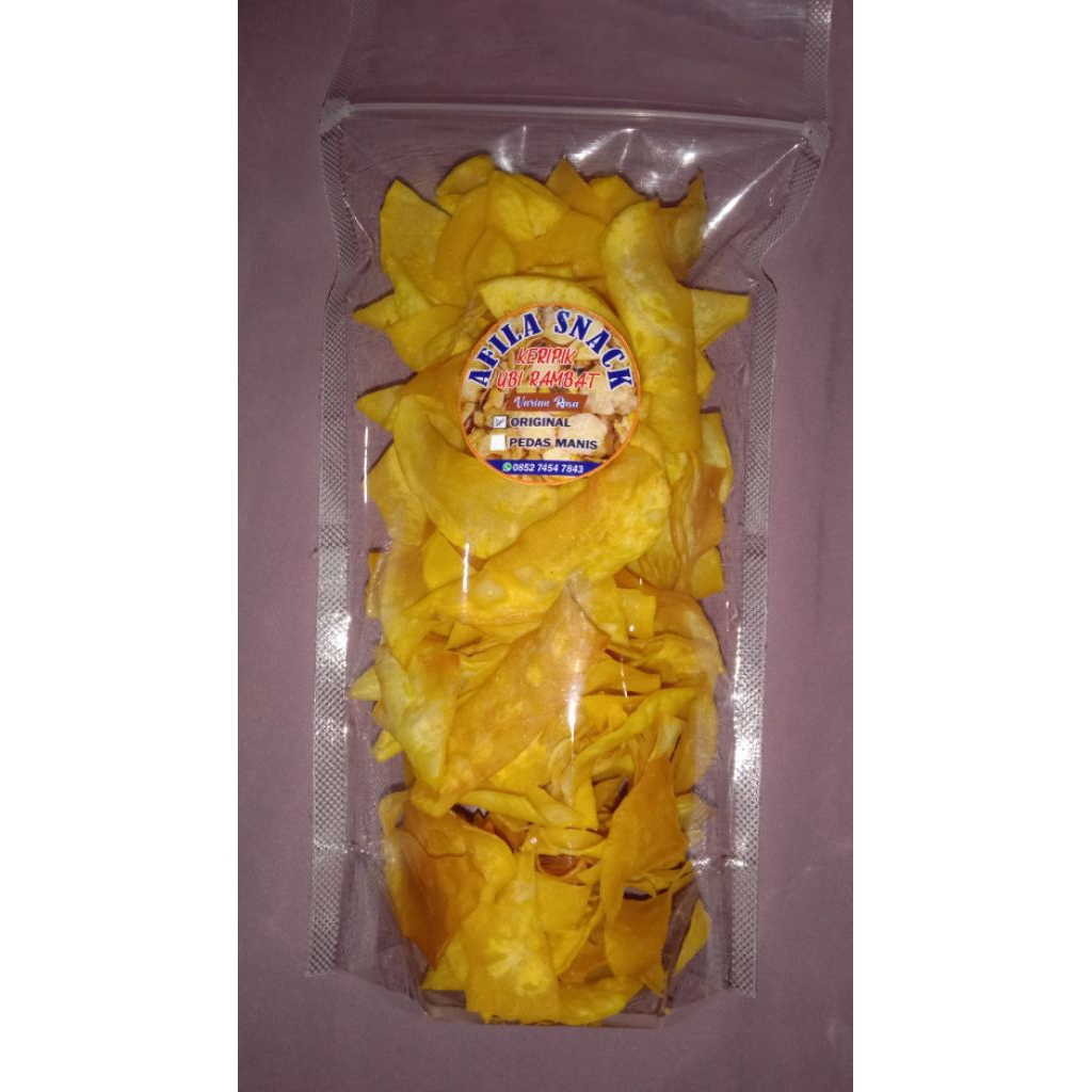 

kripik ubi rambat rasa original berat 100g 8.000