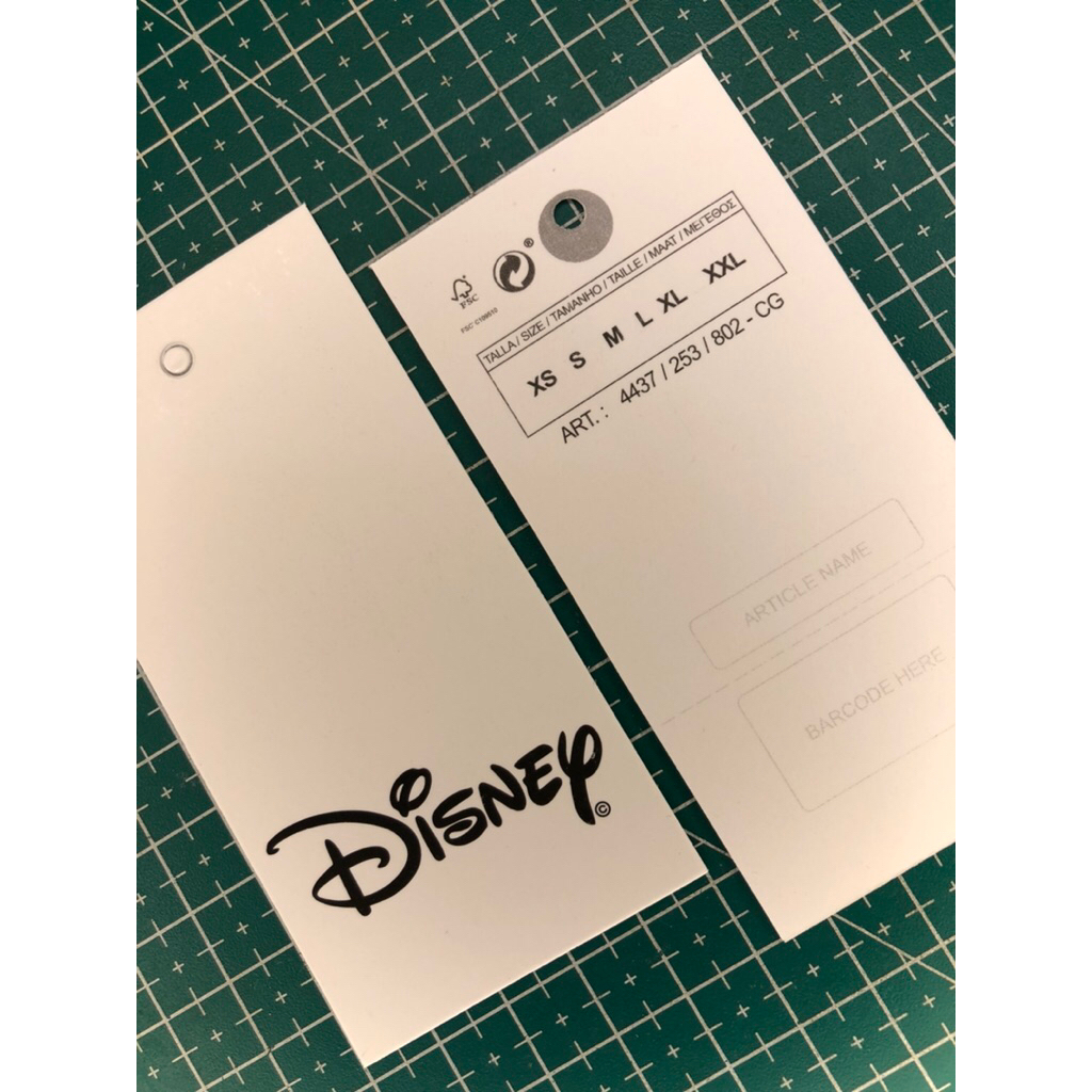 

DISNEY TAG SUPER PREMIUM PRINT DOUBLE SIDE CO 1X DI KIRIM 600PCS