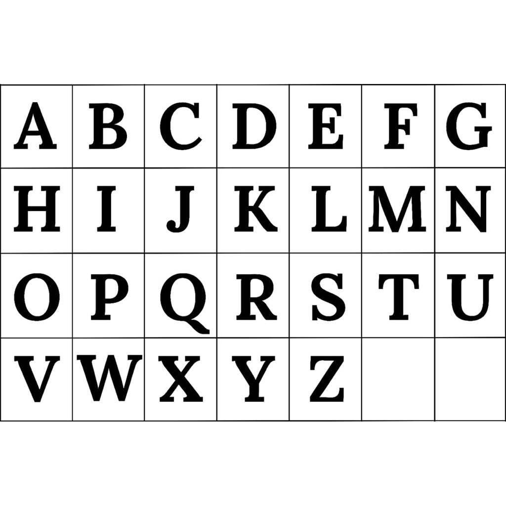 

Sticker Alfabeth Huruf Kapital / Kartu Alfabeth Huruf Kapital