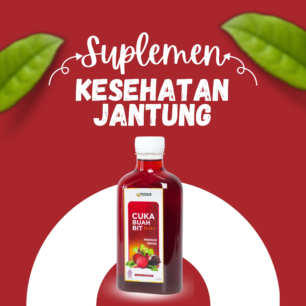

Cuka Buah Bit Innature Murni 100% Alami Solusi untuk Kesehatan Jantung dan Penambah Darah
