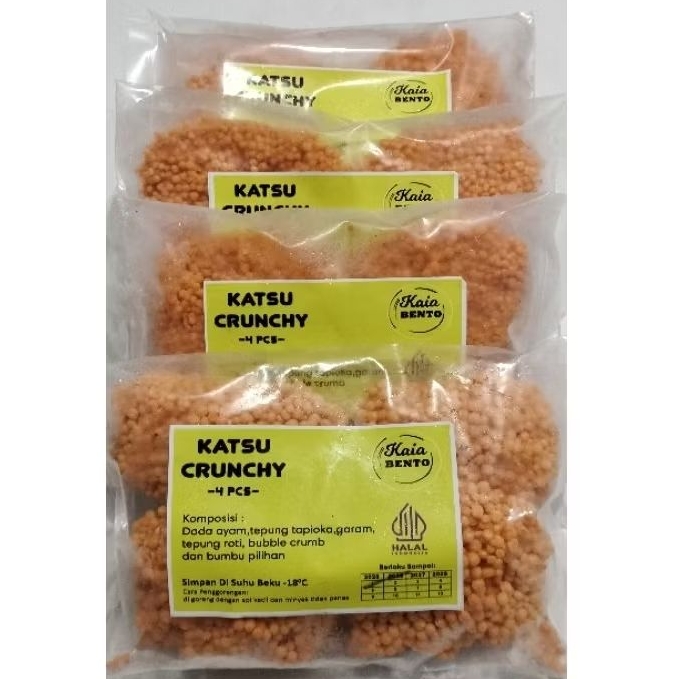 

chicken katsu Crunchy isi 4 enak
