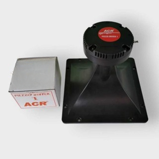 Paket Driver Twiter piezzo ACR + Corong Horn PVC 22x22cm Original