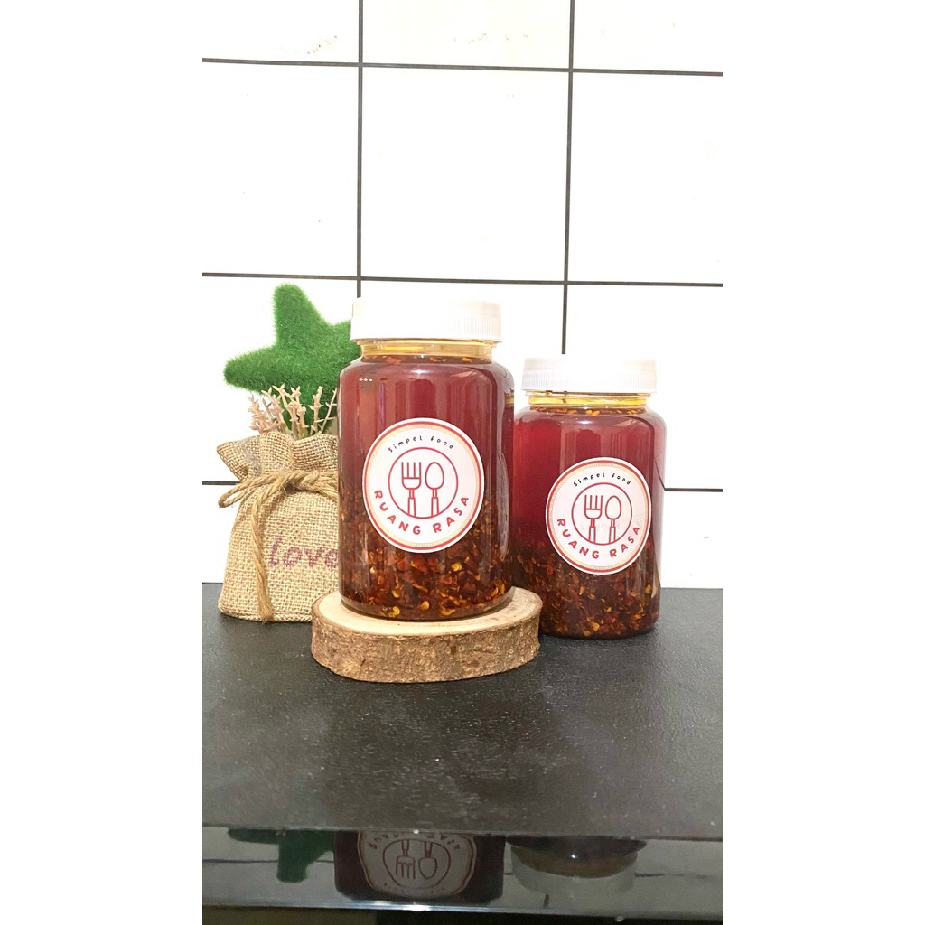 

CHILLI OIL REMPAH 320ml [homemade by ruangrasa]