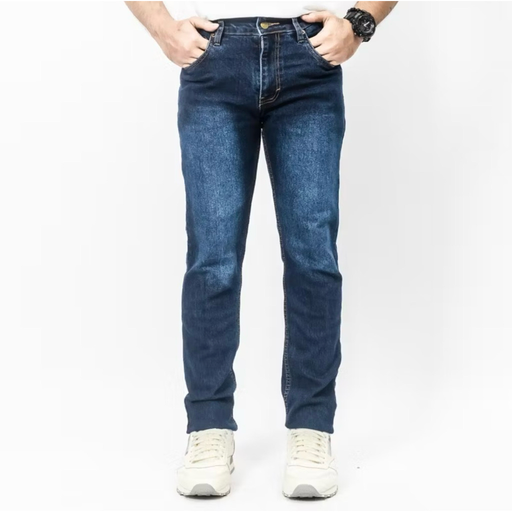 Celana Jeans Pria Slim Fit Stretch Original Jeans Panjang Pria Skinny Semi SlimFit Soft Jeans
