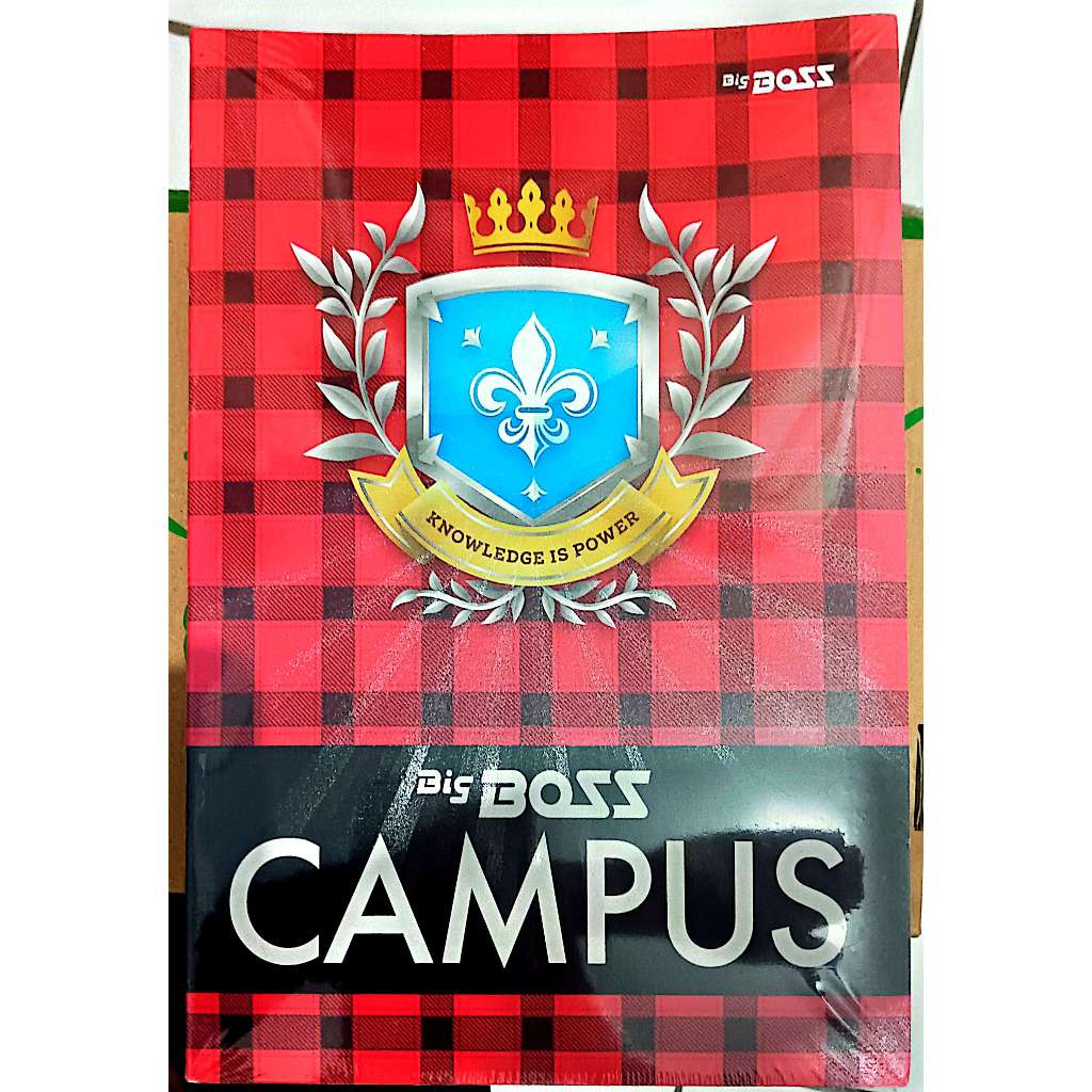 

Buku Tulis Campus 50 lembar / Buku BOXY Panjang BIGBOSS BMC [1 Pak = 10 Buku]